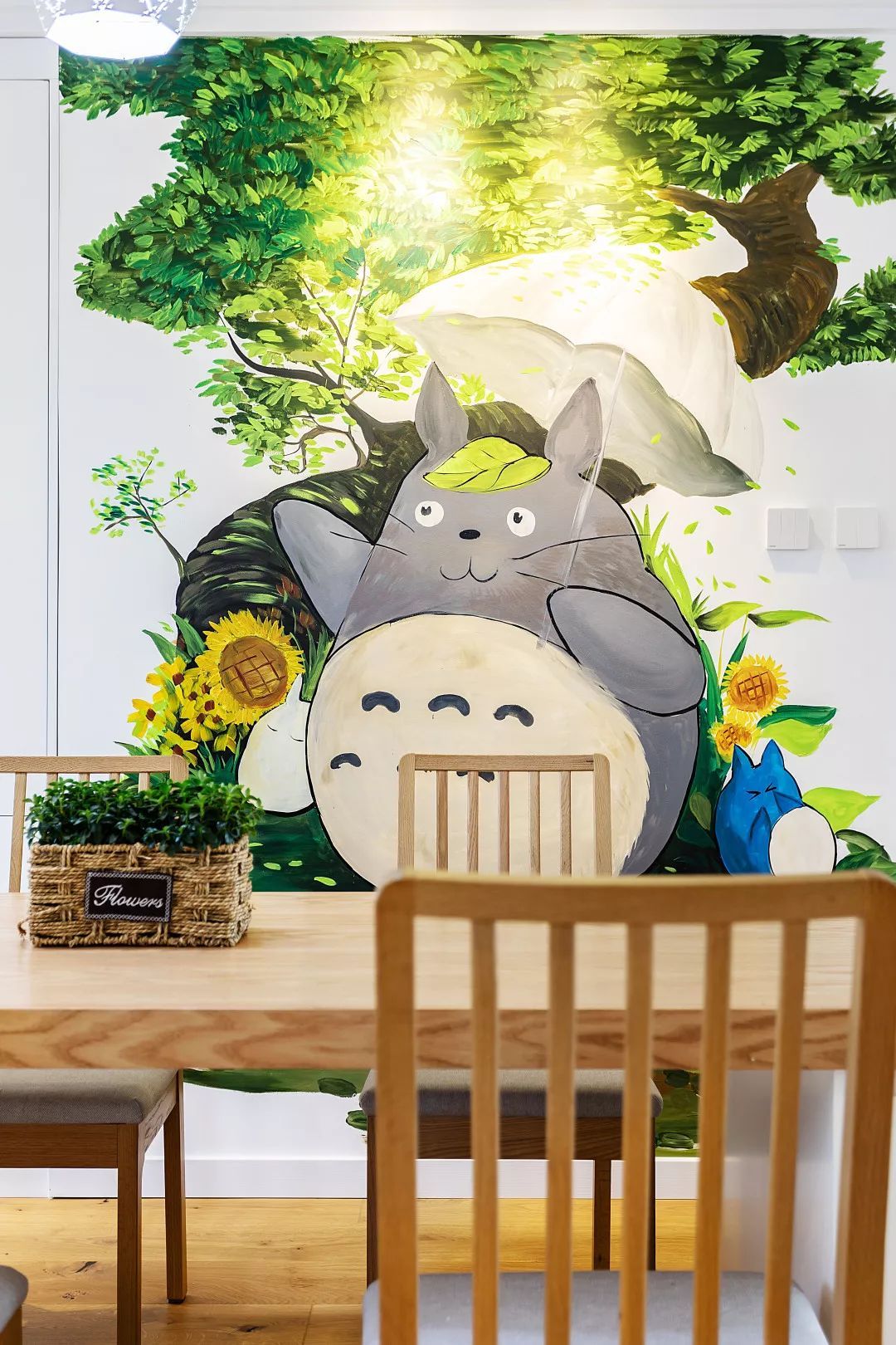 喵喵110平的龙猫之家超美搭配北欧风格更有仙气哦