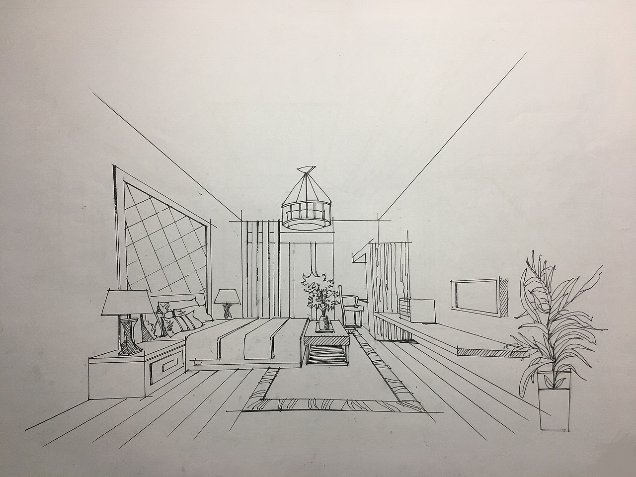 室内手绘临摹练习