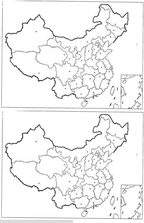 小学生手绘简笔画地图册
