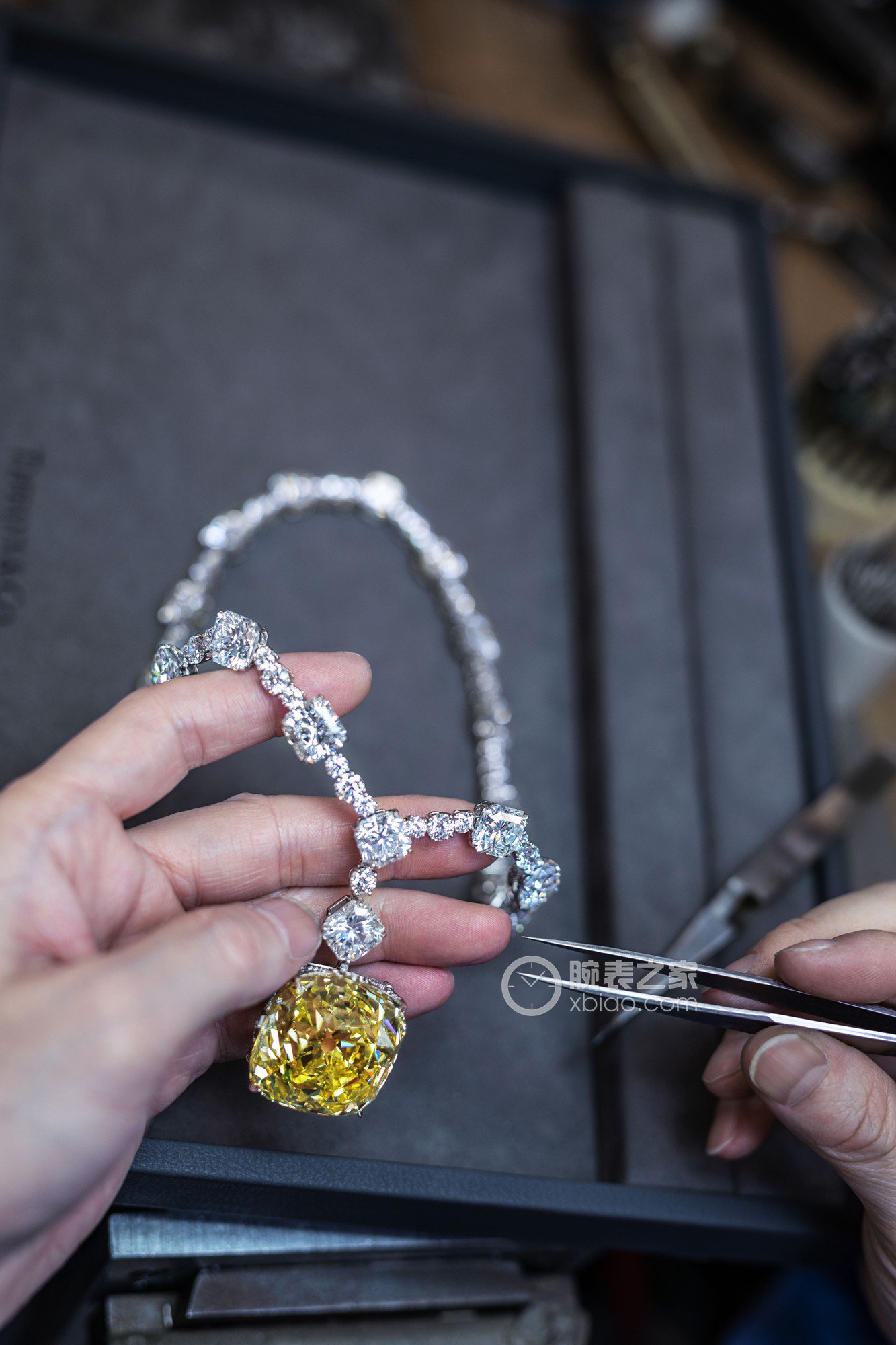 高清图|蒂芙尼蒂芙尼传奇黄钻项链图片5|腕表之家-珠宝