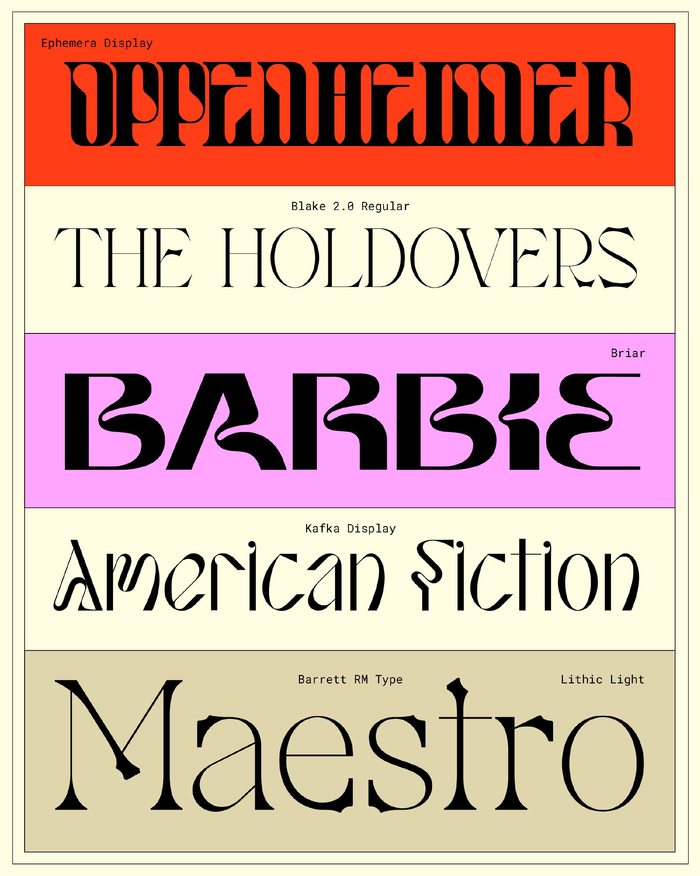 这些英文字体设计既个性又好看