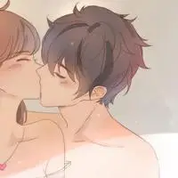 情侣头像动漫接吻一男一女