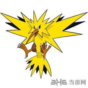 精灵宝贝闪电鸟简笔画神奇宝贝闪电鸟简笔画鸟类神奇宝贝烈雀精灵