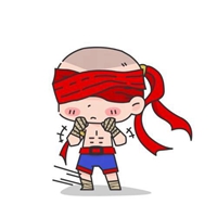 瞎子头像 卡通瞎子人物头像