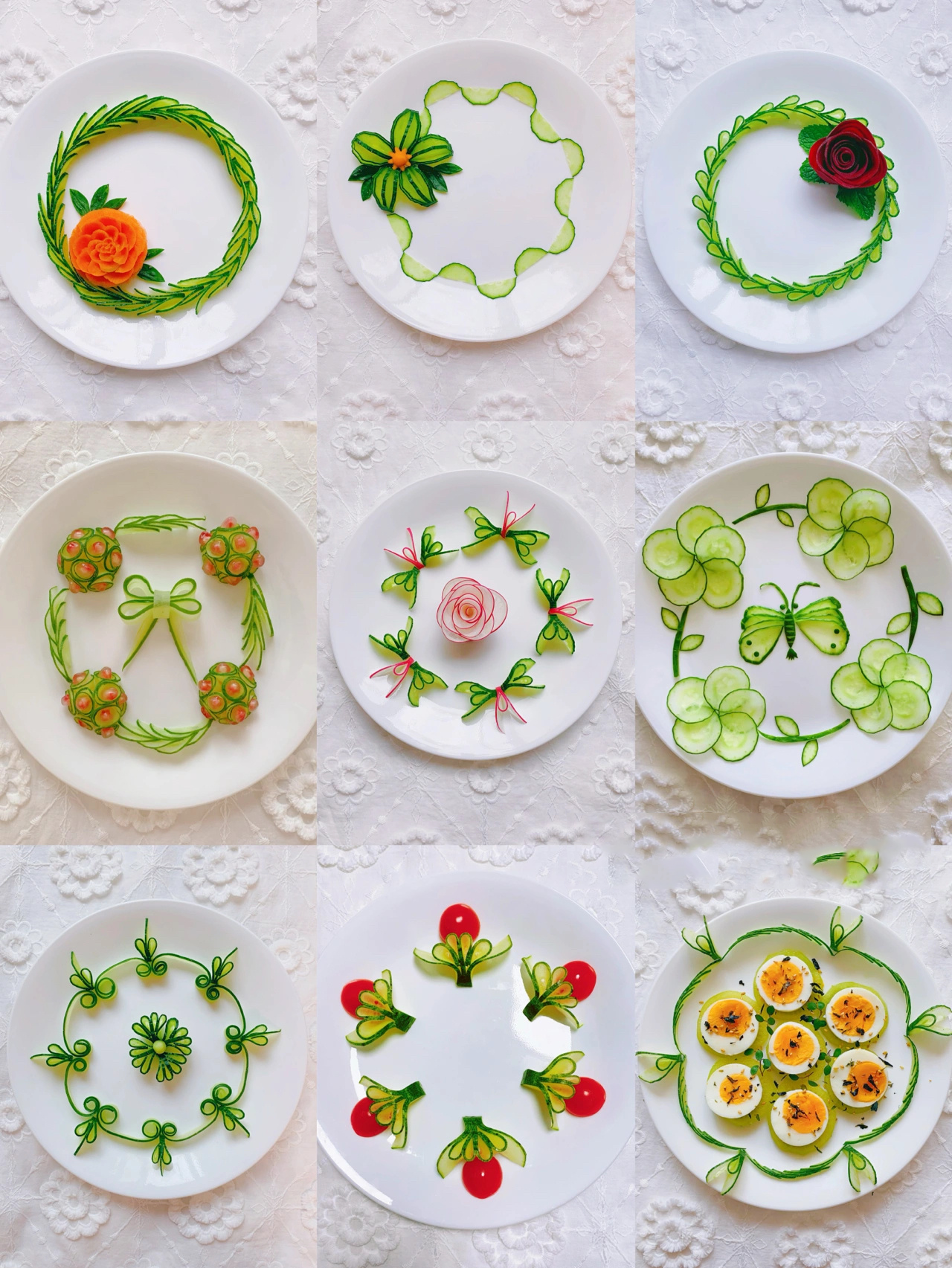 创意盘饰|家宴年夜饭摆盘围边合集(一)17 创意盘饰|家宴年夜饭摆盘