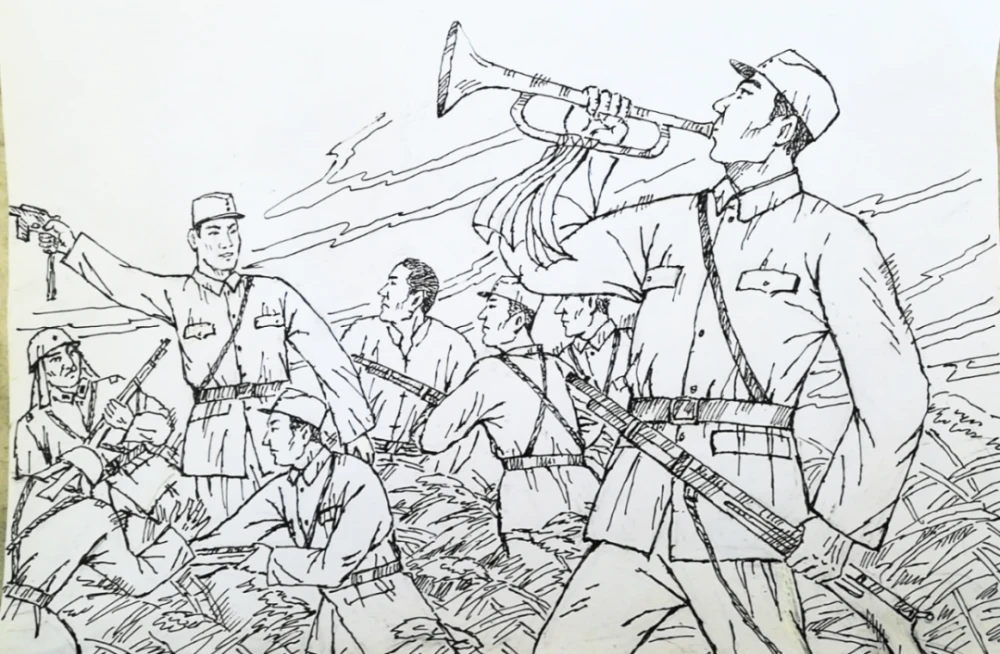 时任八路军清东独立团直属连司号员王相义等人,在敌众我寡情况下,经