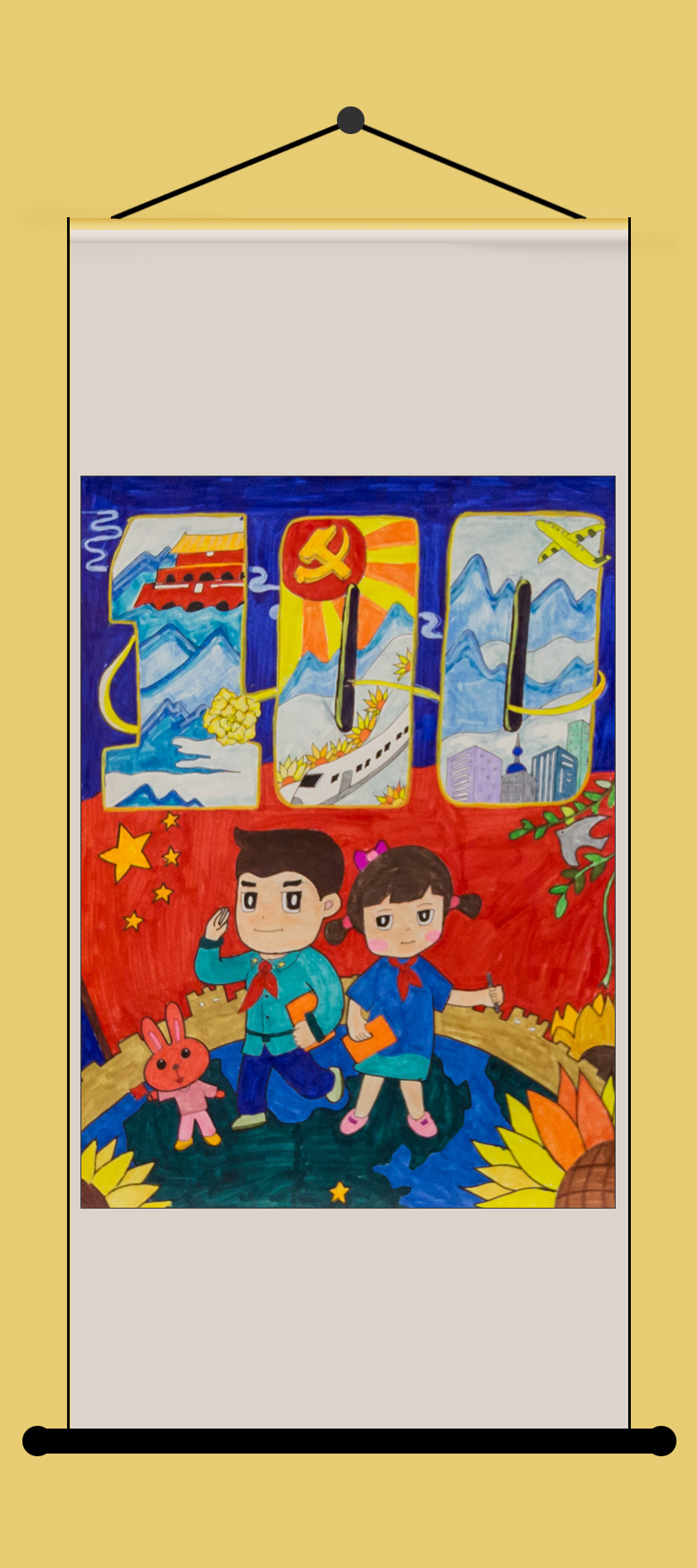 翰墨颂党恩·丹青绘百年——瓯江口庆祝建党100周年书画展开展