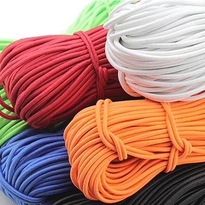 橡筋带绳 圆形松紧带服装辅料彩色橡皮筋 批发孕妇儿童弹力绳
