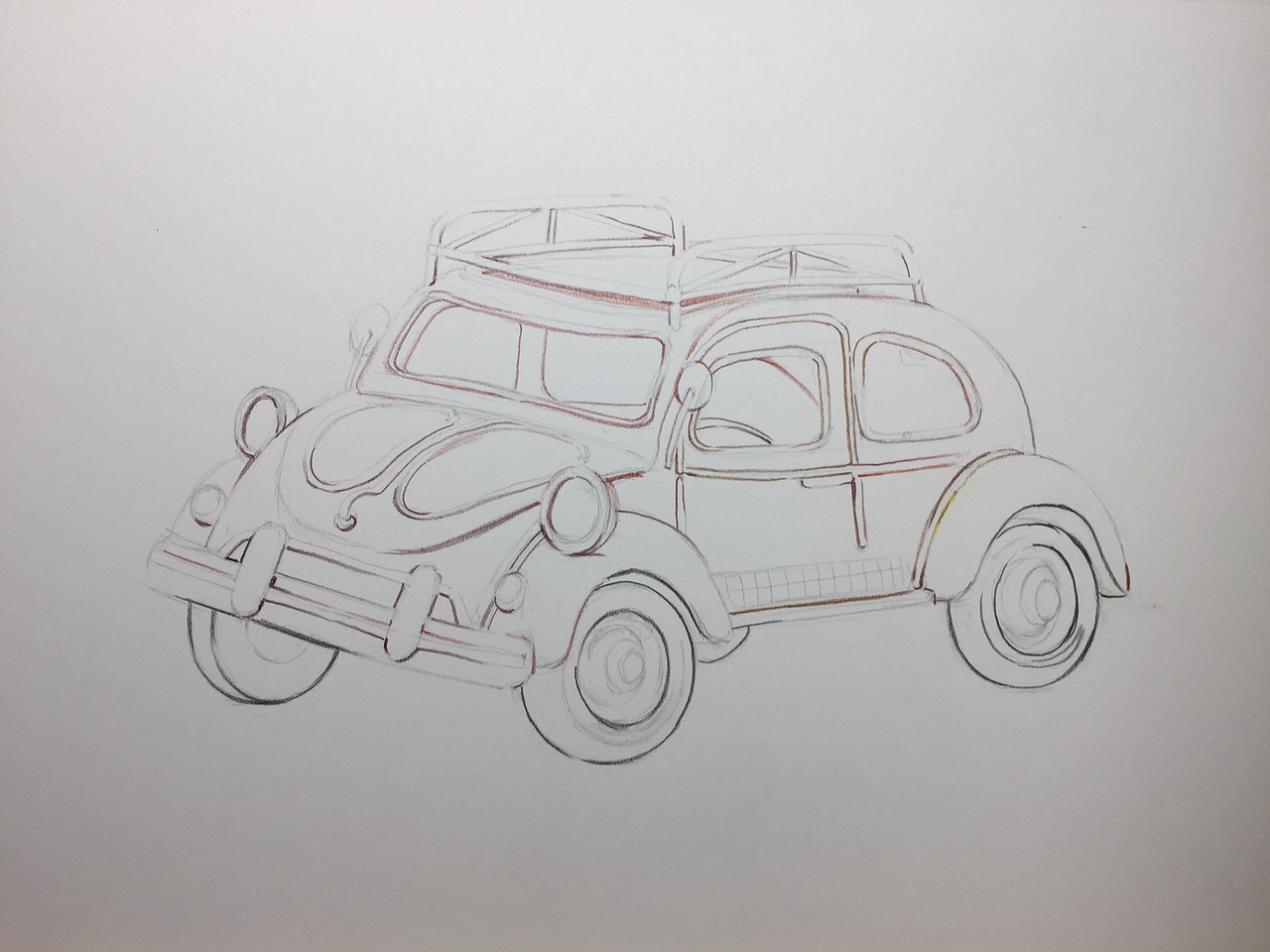 彩铅玩具小汽车