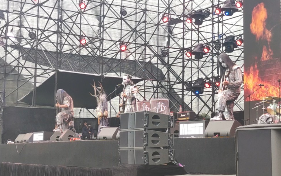 施教日乐队#黑金属#2021成都战国迷笛音乐节 见过的服化道印象比较