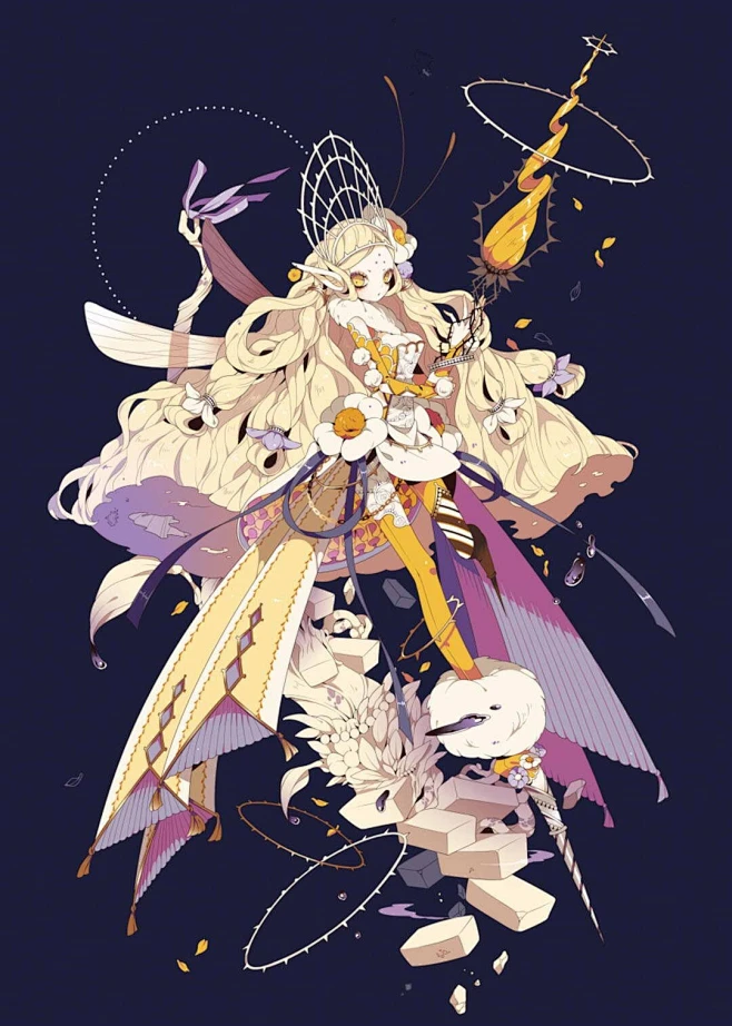 日本插画师しきみ(keeggy)的黑童话