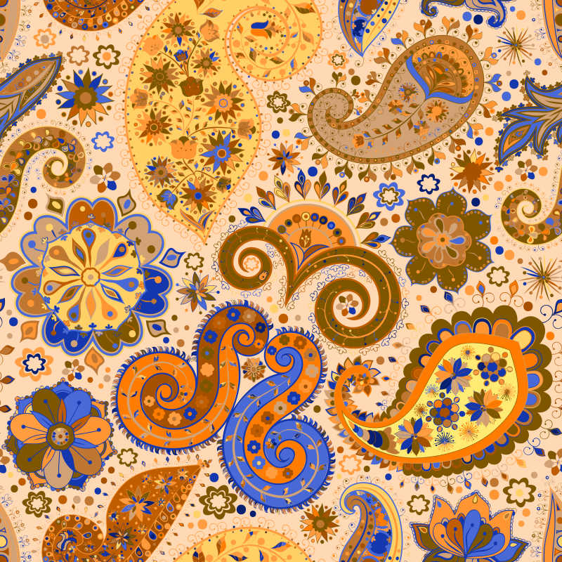 彩色风图案纹理的无缝背景