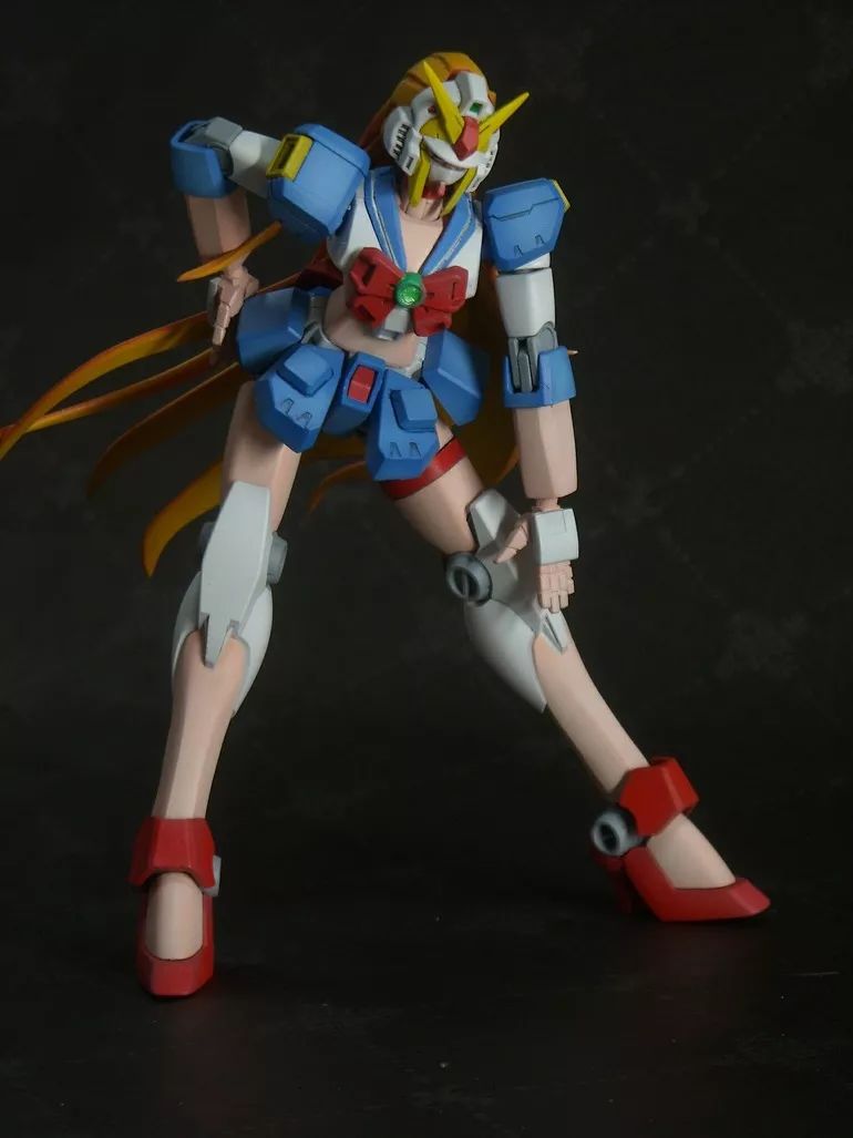 【欣赏】水手服高达,长发飘飘大长腿