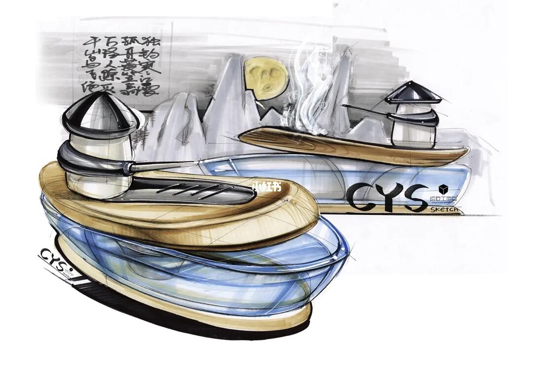 产品设计考研  #工业设计考研快题  #文创设计  #产品手绘  #呈业帅