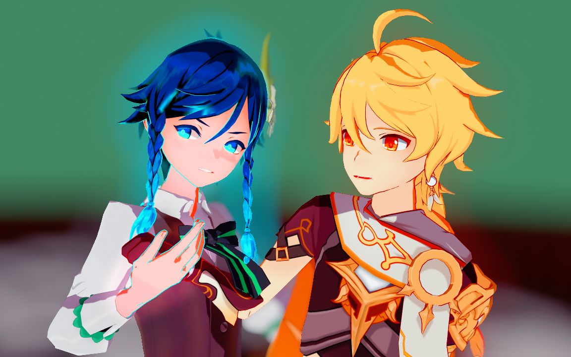 原神mmd温空wedonttalkaboutbruno温迪空