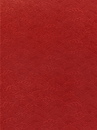 中国传统复古国庆节日红色极简祥云纹理背景