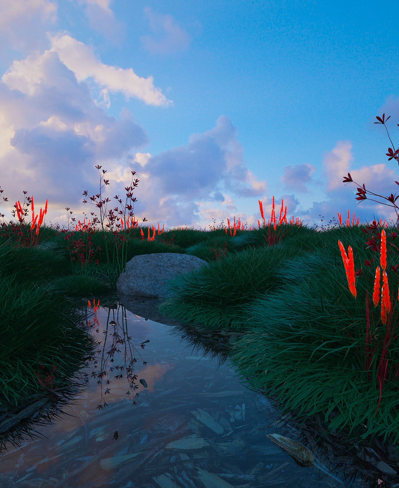 野外|三维|场景|星辰dahai_原创作品-站酷zcool