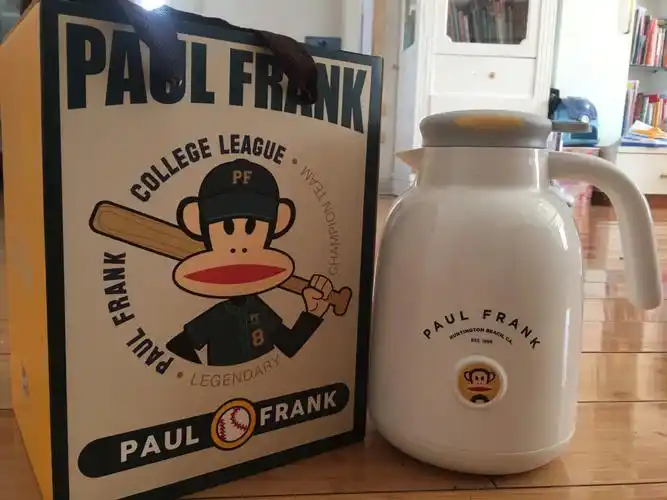我妈给paulfrank大嘴猴保温杯当焖烧杯用