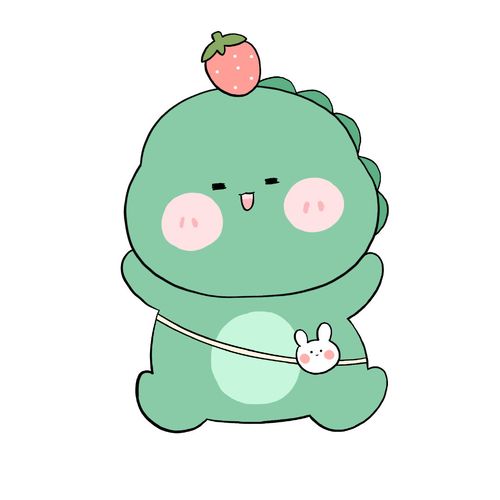 微信头像可爱呆萌小恐龙 微信头像图片大全 -【爱个性】