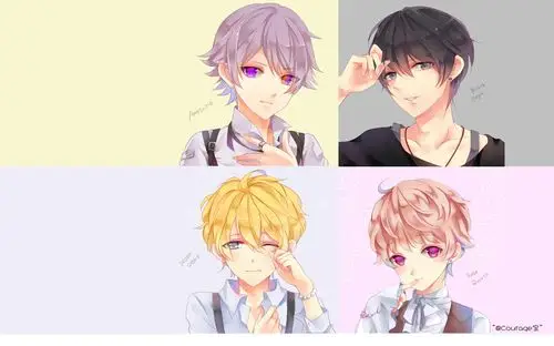 courage宝微原创拼接桌面壁纸