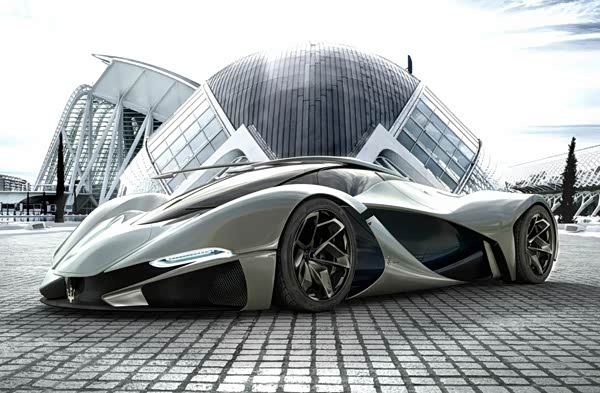 玛莎拉蒂lamaserati概念车由斯坦福郡大学的毕业生设计