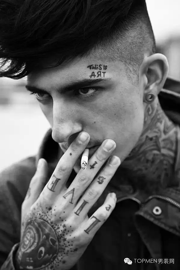 男人七大性感部位纹身图案