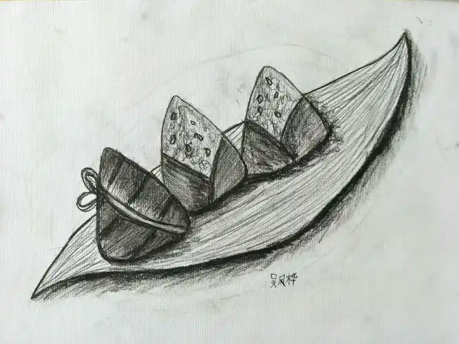 2018春季素描考级a班和b班 第十三课~粽子(端午)