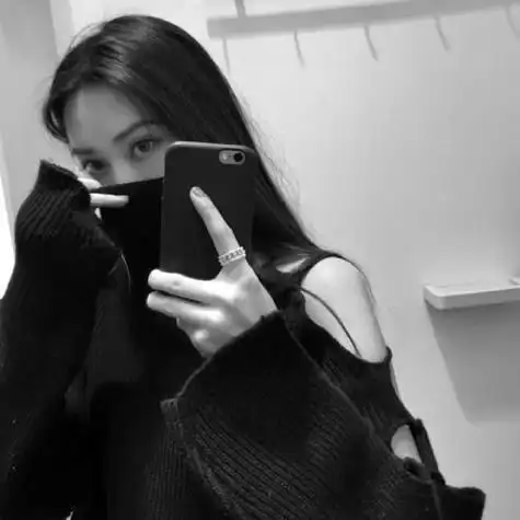 女生头像冷酷黑色系特别的女头给特别的你