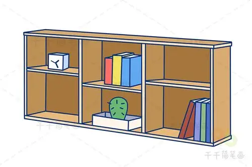 置物柜简笔画轻松学画画