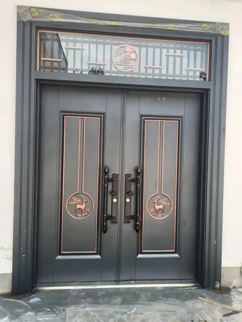 农村自建房入户大门 #实景拍摄效果 #高档大气上档次 73 市场再乱