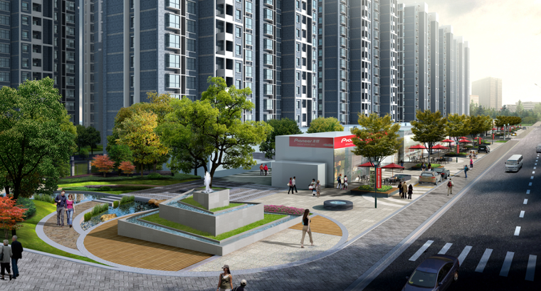 [安徽]合肥绿色公园式居住区景观设计方案