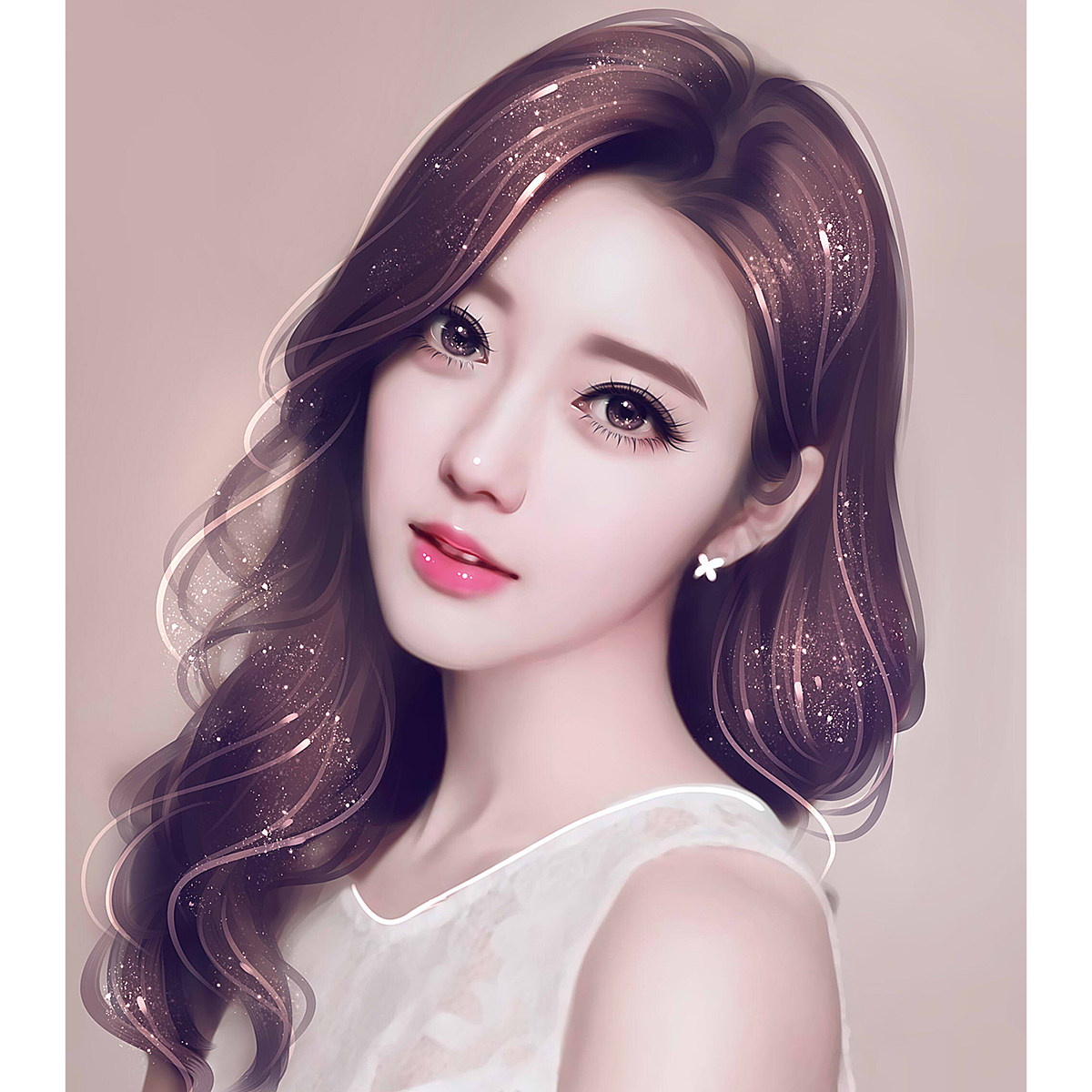 手绘头像真人照片转手绘写实卡通人物q版形象设计logo漫画定制作