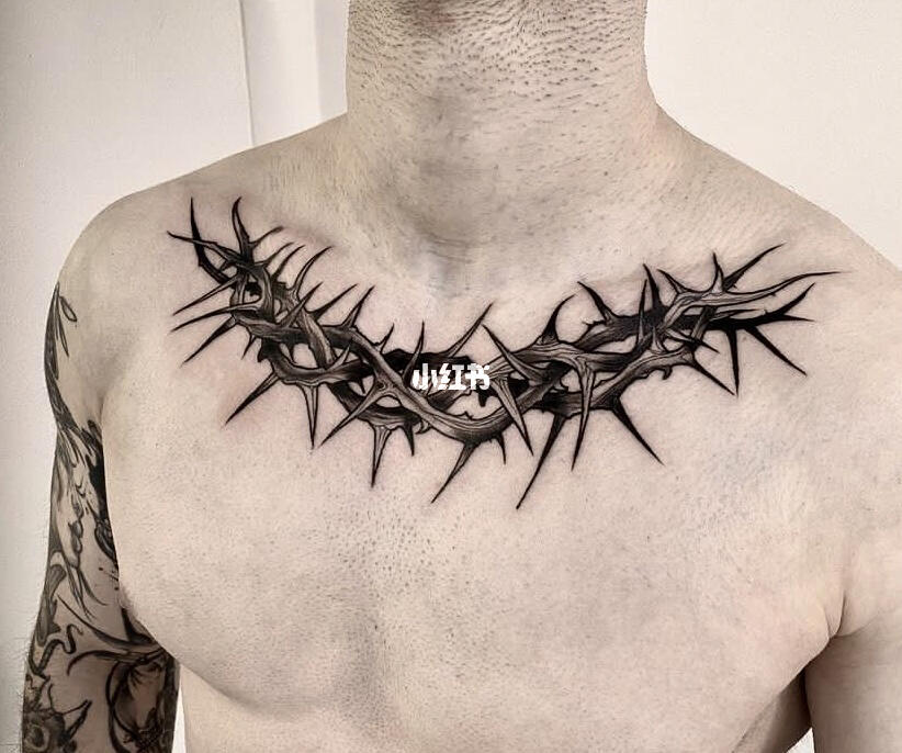 的位置也很好看#胸口纹身#锁骨纹身#男生纹身喜欢的可以安排起来哦