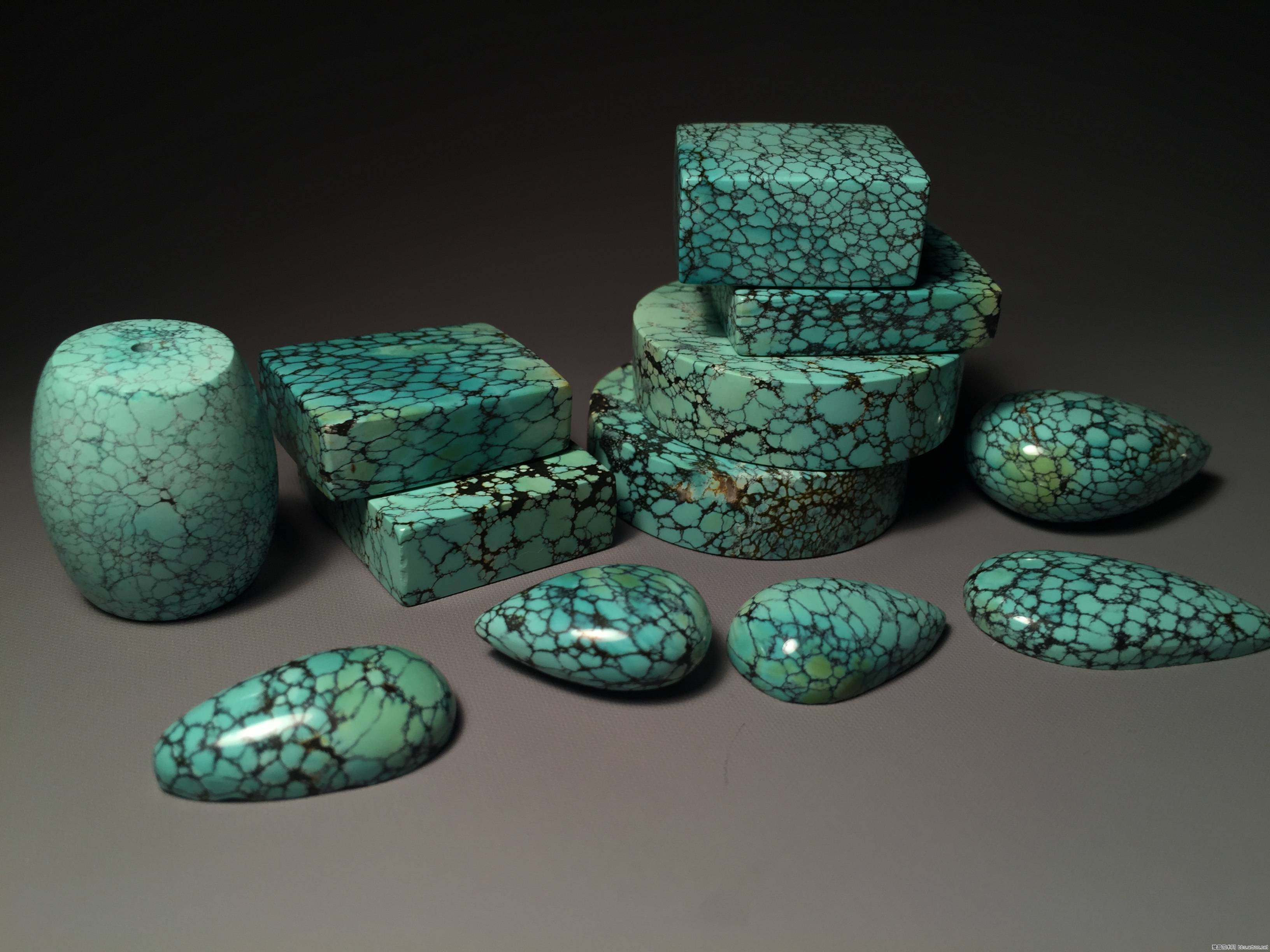 十堰禅悦绿松石:绿松石的"网花"之美