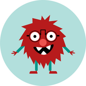 古怪可爱的复古时髦外星怪物照片