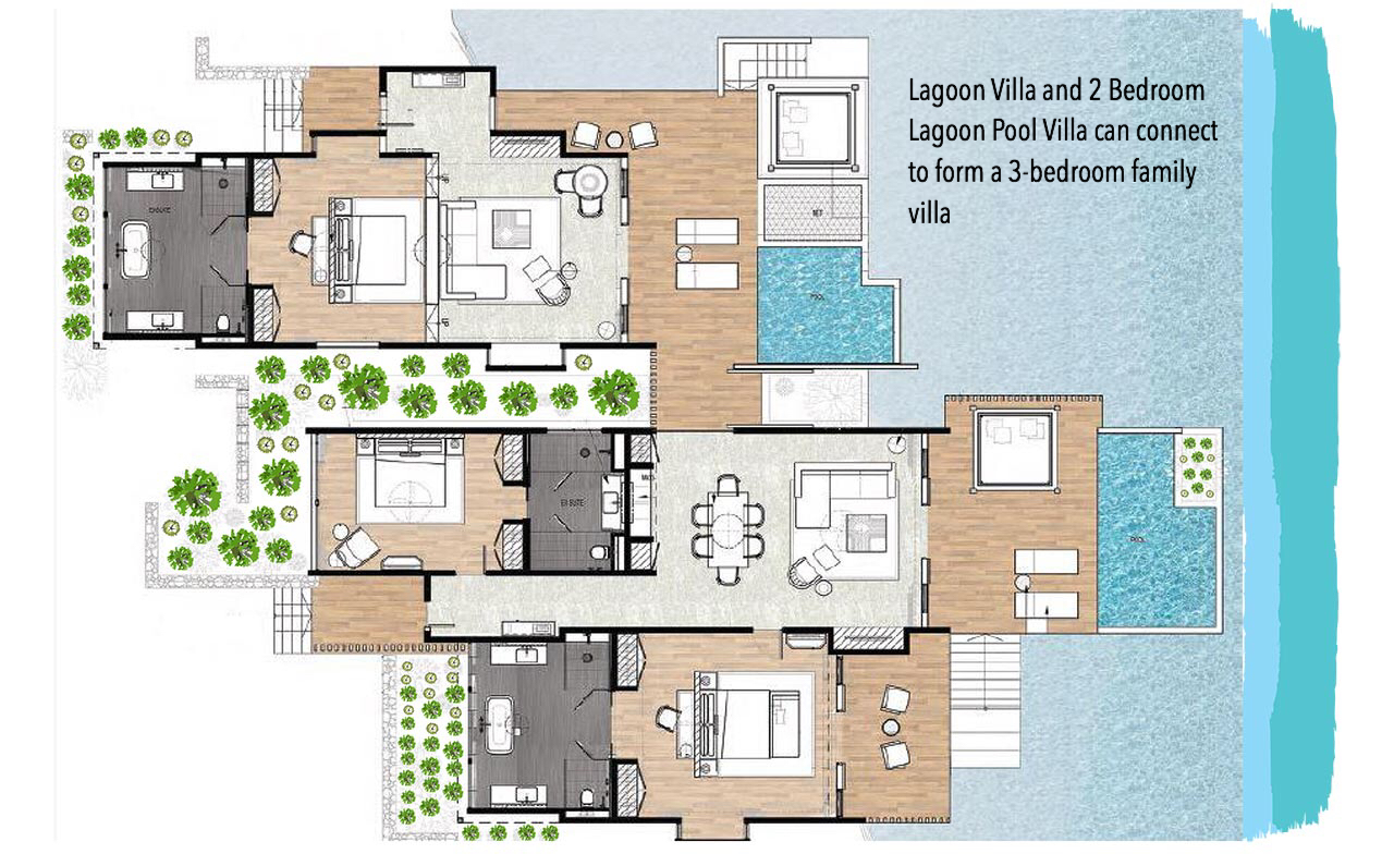 2bedroomlagoonpoolvilla双卧泄湖无边泳池别墅