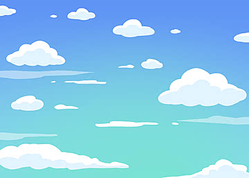 晴朗的天空背景与小云彩