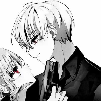 黑暗系丧的情侣头像情侣头像动漫丧气黑暗系