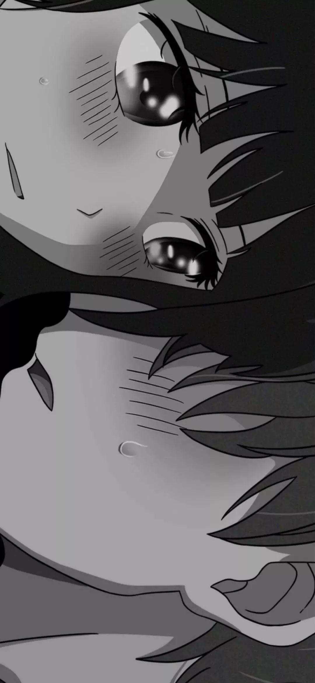 有哪些好看的黑白动漫简约壁纸