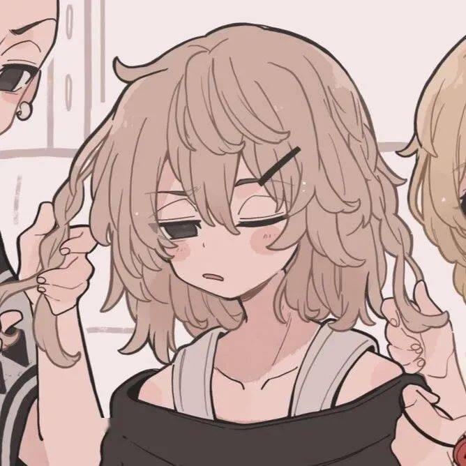 搞怪三人闺蜜头像我们来日方长