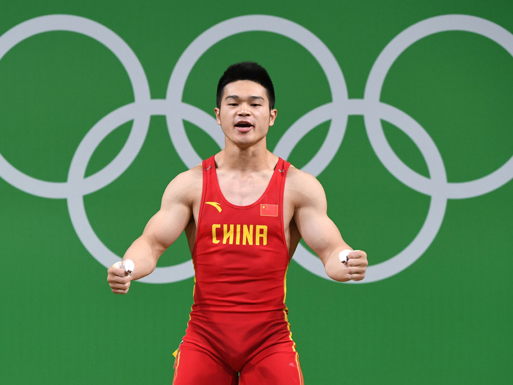 2016里约奥运冠军石智勇比赛图片桌面壁纸