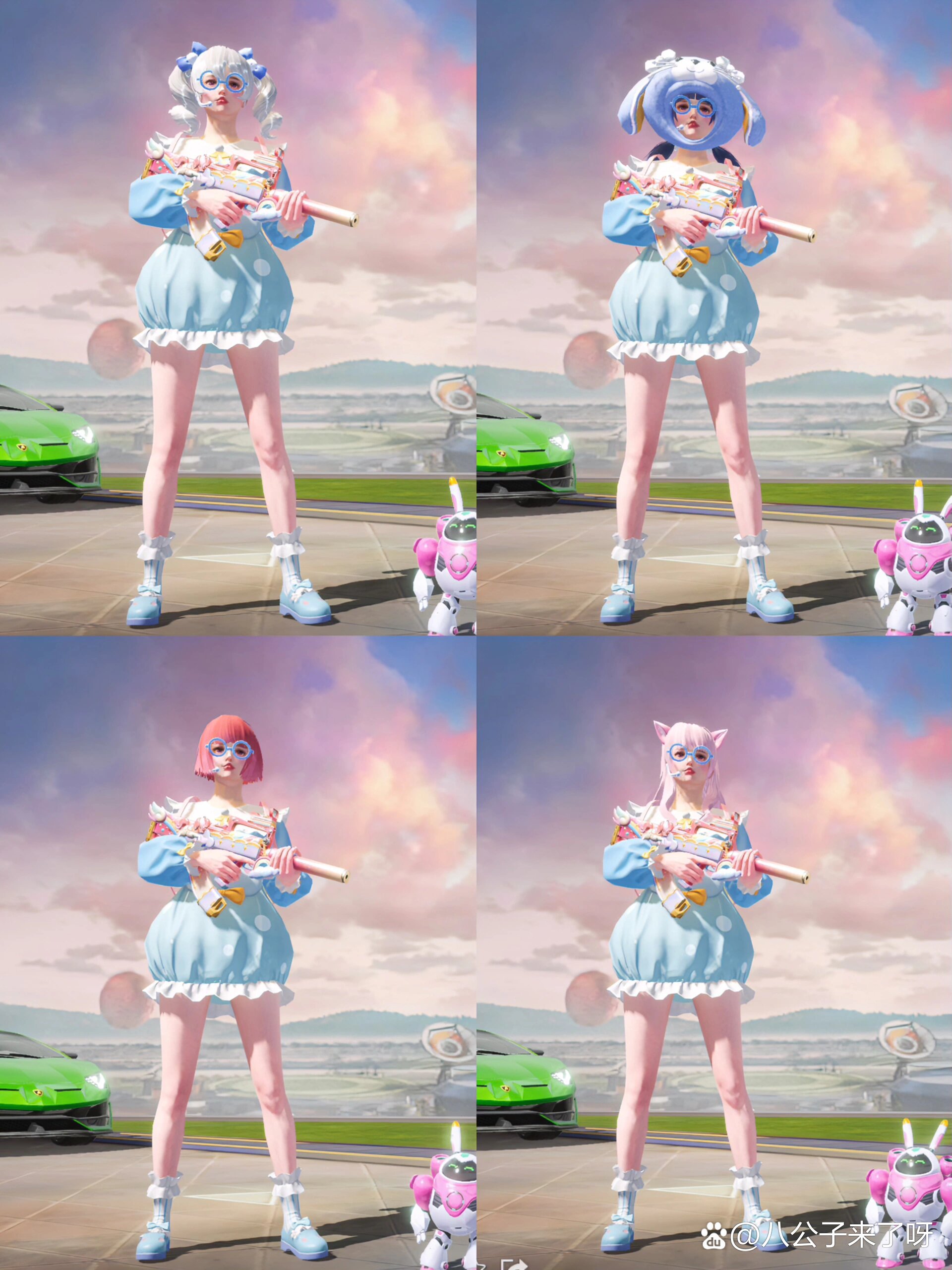 和平精英|ss24赛季手册皮肤07懵萌河马07 个人觉得这套在手册皮肤