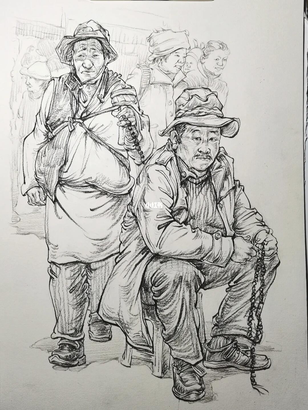 多人场景速写
