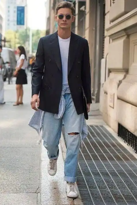 中年男人,穿牛仔裤搭什么衣服?配什么鞋子?一份完整的穿搭干货