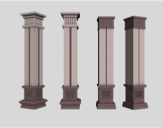 新中式装饰罗马柱