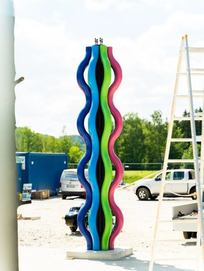 空间与时间释放出柱子的艺术