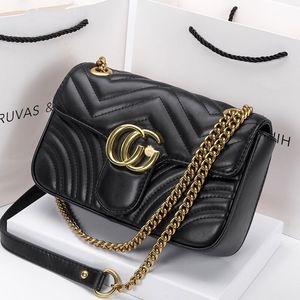 酷奇包包女2022新款斜挎包夏季名牌真皮菱格链条包时尚单肩小香包