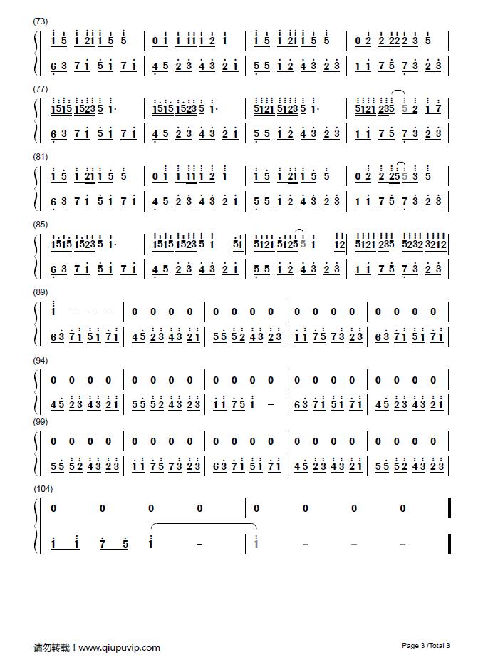 《森林》钢琴谱由求谱网制作,并提供《森林》钢琴曲在线试听,《森林》