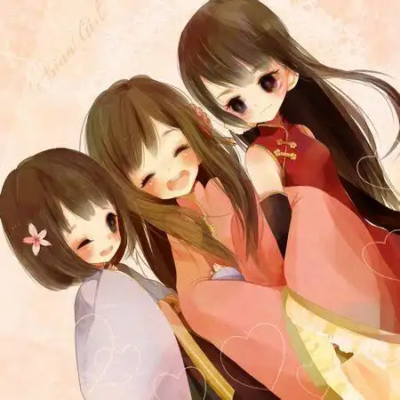 两人三人同框闺蜜头像三人头像可爱的贱熊熊可爱又沙雕群头像图片最火