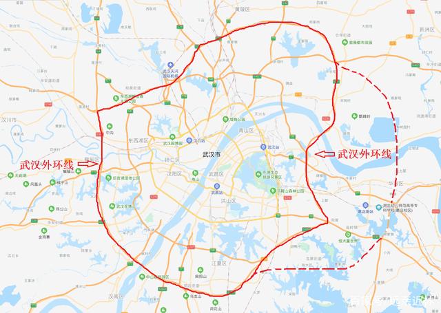 2010年12月底,全长91公里的武汉三环线全线贯通.